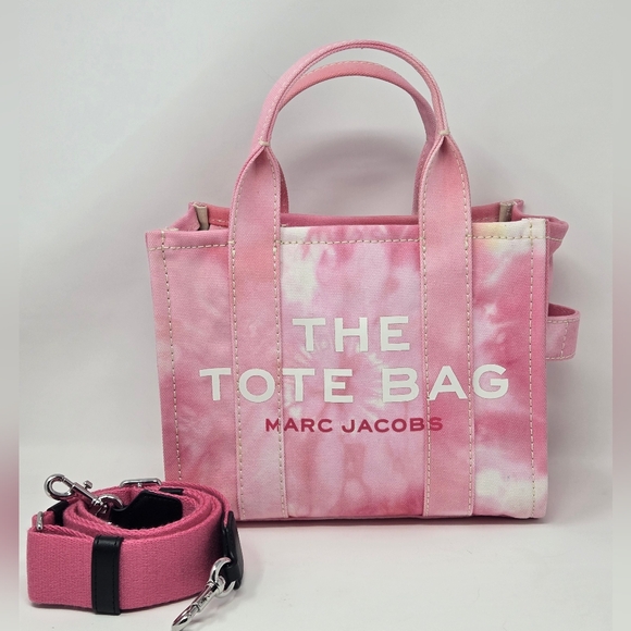 marc jacobs tote bag tie dye pink